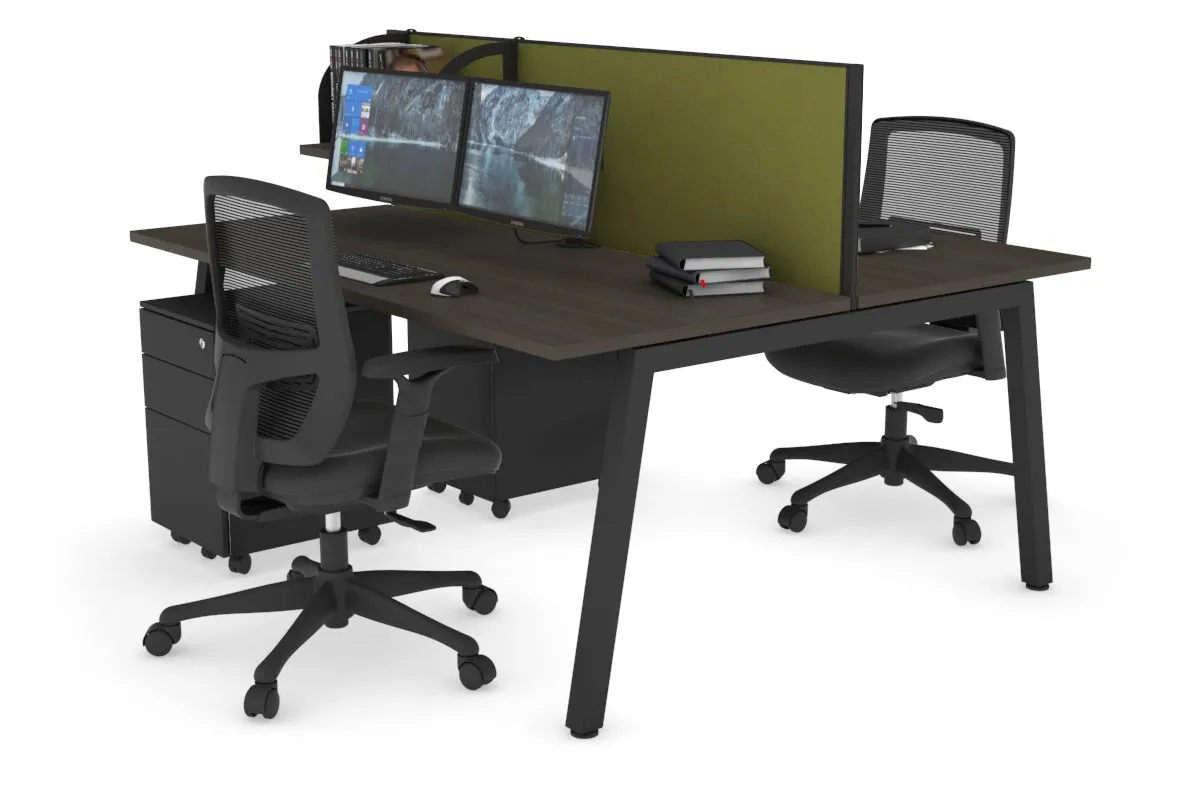 Quadro 2 Person Office Workstation [1800L x 700W]